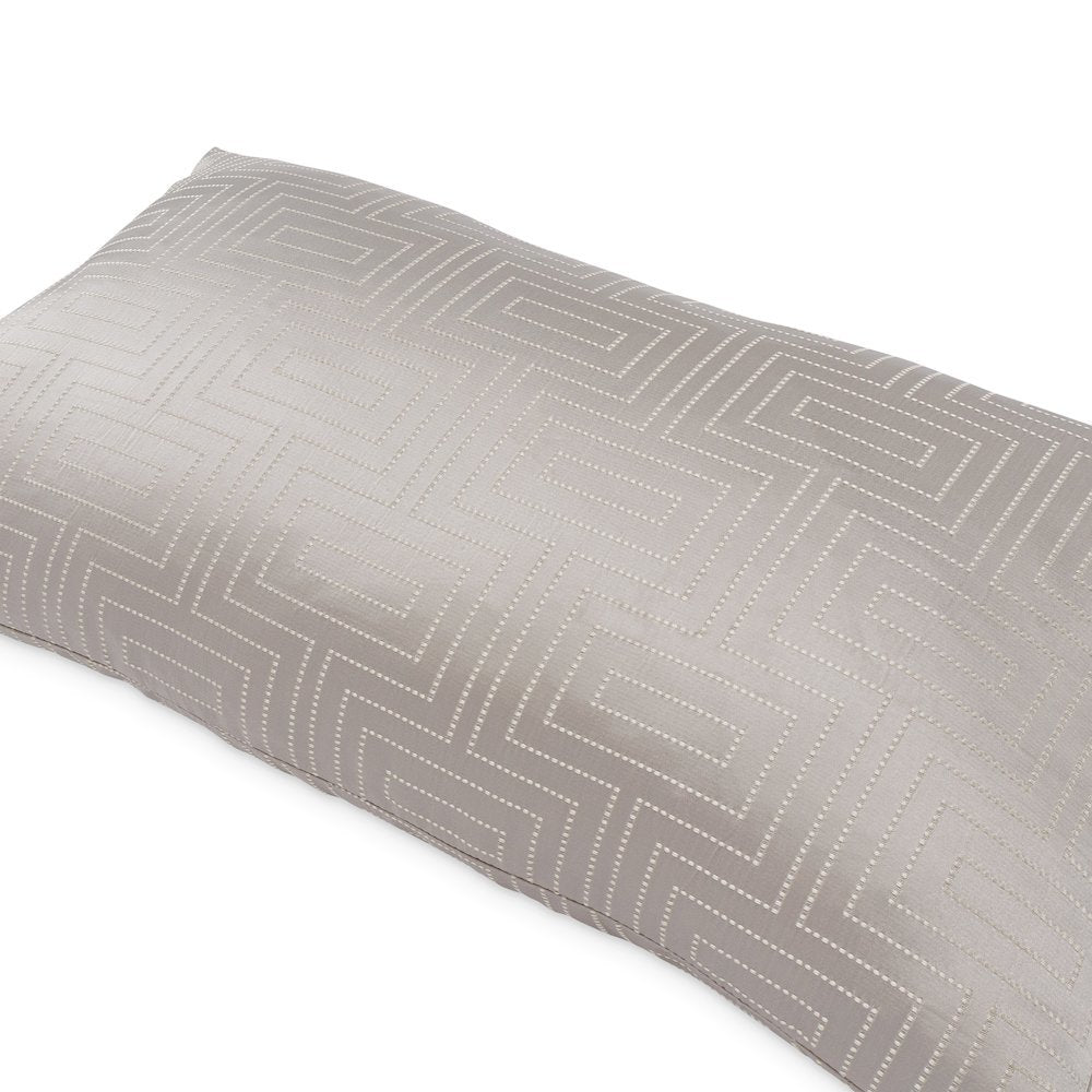 GLAMtastic Casey 13"x24" Oblong Pillow - Silver
