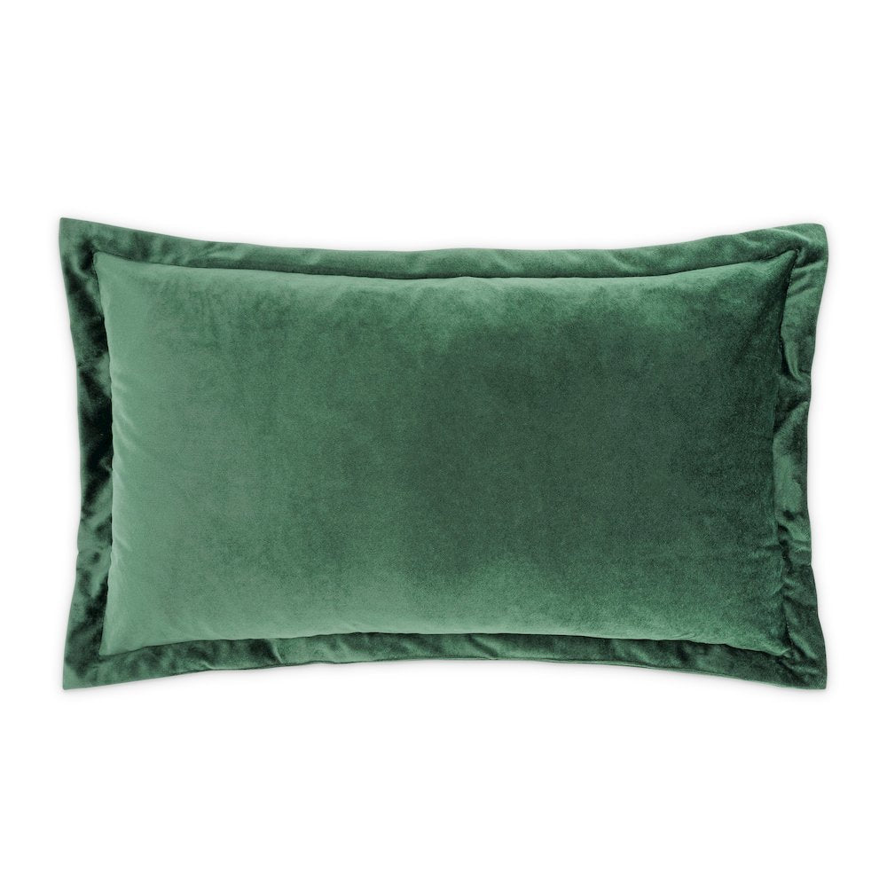 Conner 13" x 22" Oblong Velvet Pillow, Set of 2 - Forest