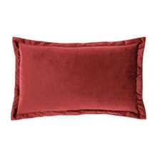 Conner 13" x 22" Oblong Velvet Pillow, Set of 2 - Sangria