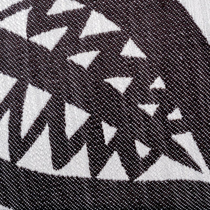 Uptown Downtown Zest 18" Square Box Throw Pillow, Set of 2 - Black/White
