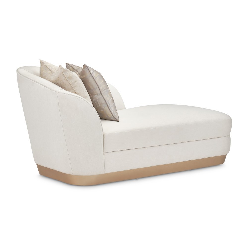 Elegant Chaise Indoor – Beige Fainting Couch and Corner Chaise Lounge Chair