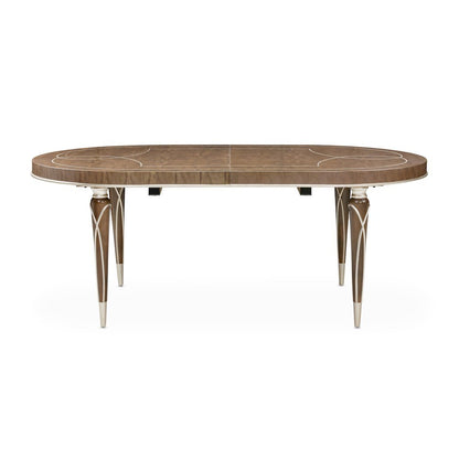 Villa Cherie Oval Dining Table - Hazelnut