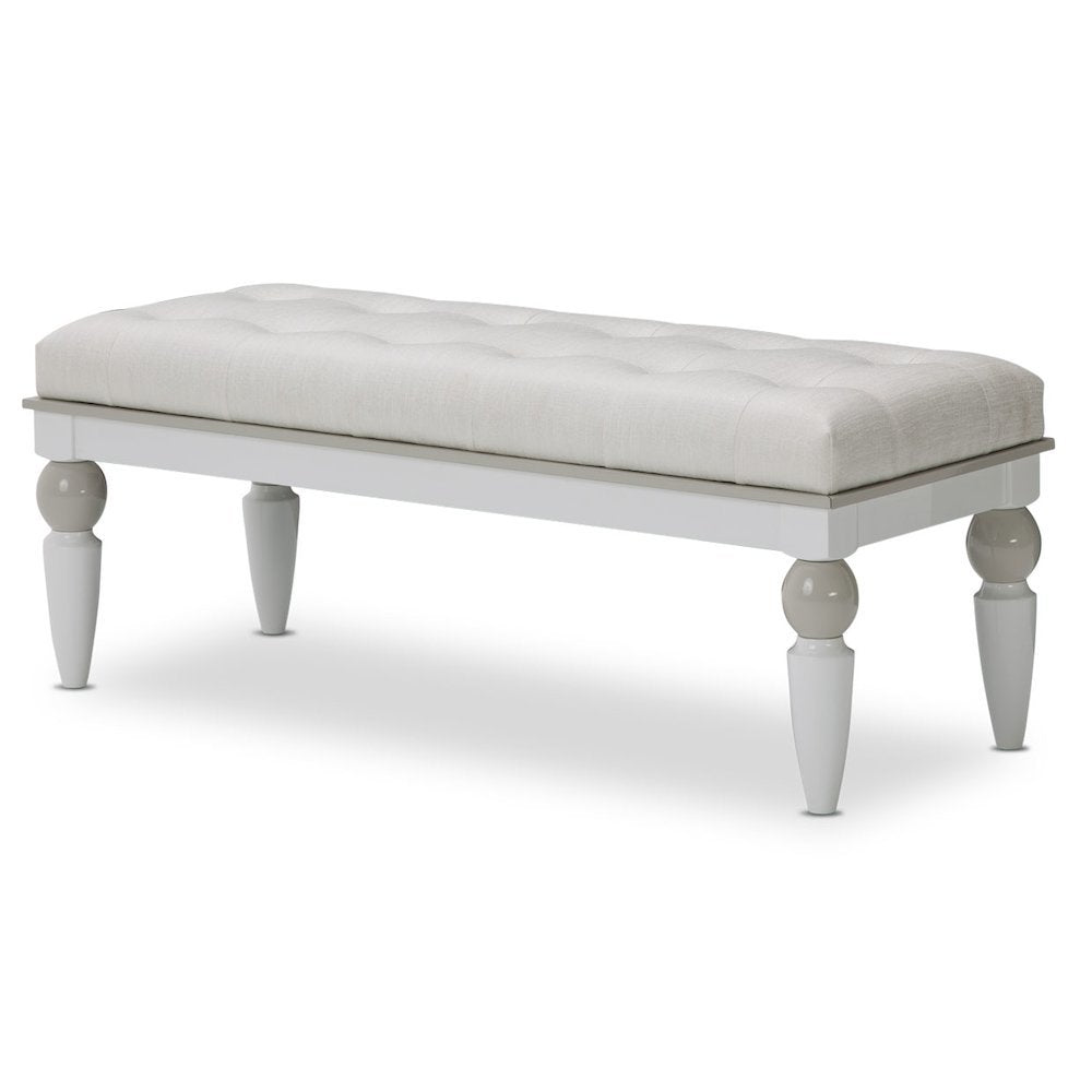 Sky Tower Bedside Bench - Cloud White