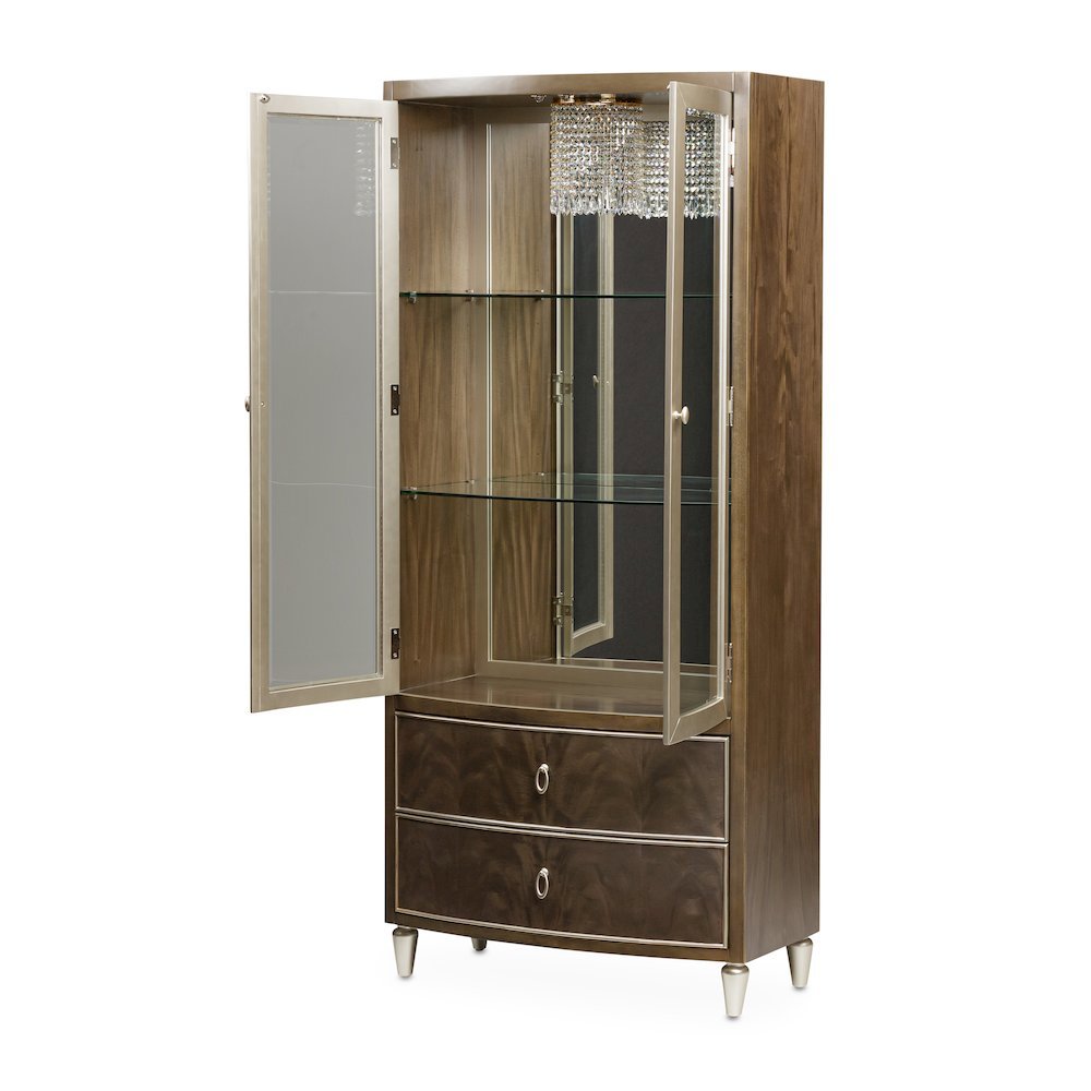Villa Cherie Display Cabinet - Hazelnut