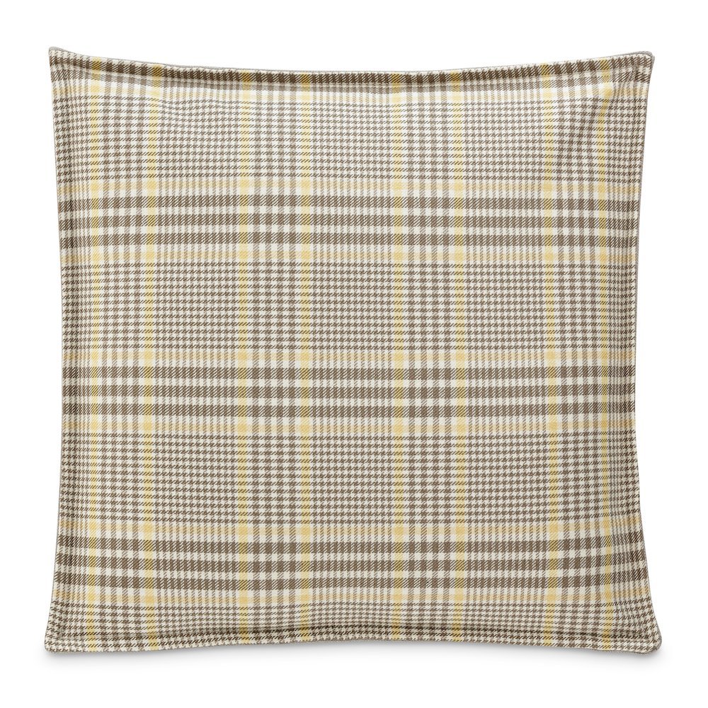Newport Leeds 17" Plaid Accent Pillow, Set of 2 - Dove Gray