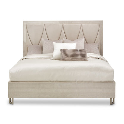 Marin Eastern King Panel Bed - Greige
