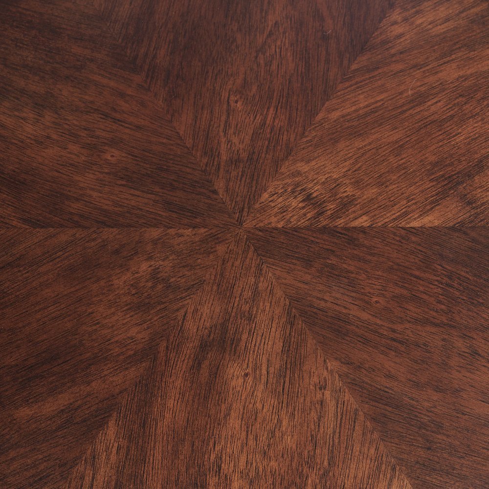 Camellia Field Chairside Table - Warm Pecan