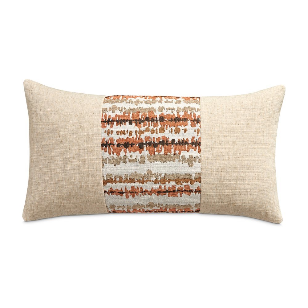 Sundance Antigua 13" x 24" Pieced Oblong Pillow, Set of 2 - Spice