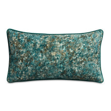 Renue Tatum 13" x 24" Velvet Throw Pillow, Set of 2 - Juniper Teal