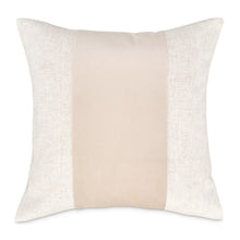 Moonbeam Baldwin 21" Square Pieced Pillow, Set of 2 - Cream