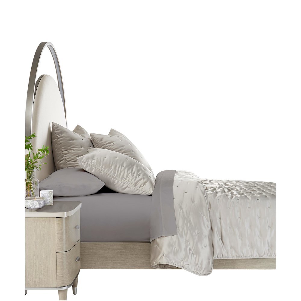 Messina 4-Piece King Quilt Set - Platinum