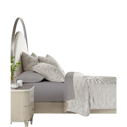 Messina 4-Piece King Quilt Set - Platinum