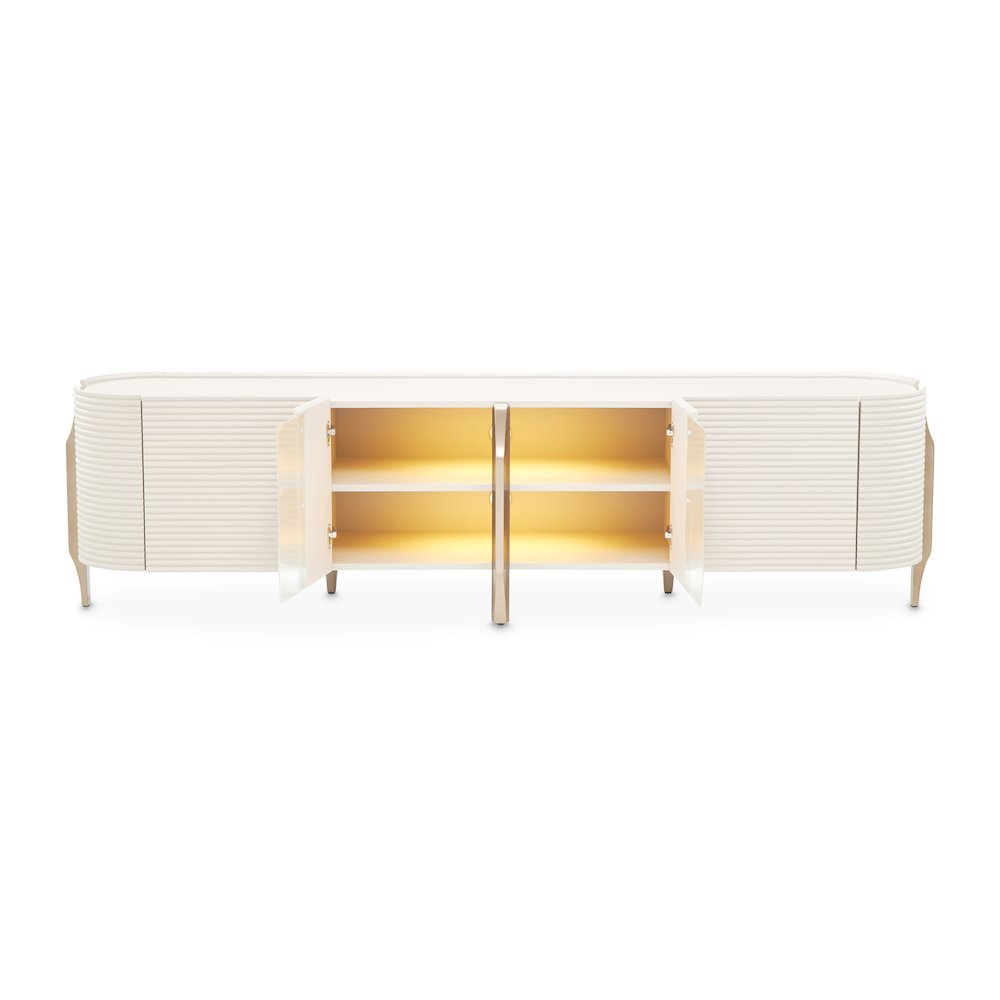 Mod Dream Media Cabinet - Rich Champagne