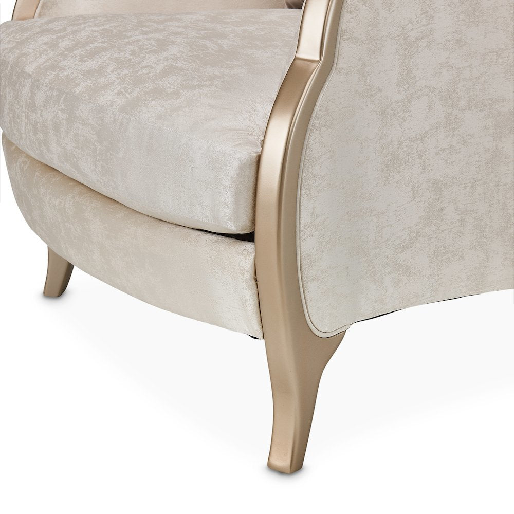 Malibu Crest Accent Chair - Cloud White/Chardonnay