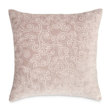 Moonbeam Darling 19" Square Chenille Pillow, Set of 2 - Natural