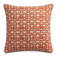 Sundance Foster 20" Square Throw Pillow, Set of 2 - Spice Orange