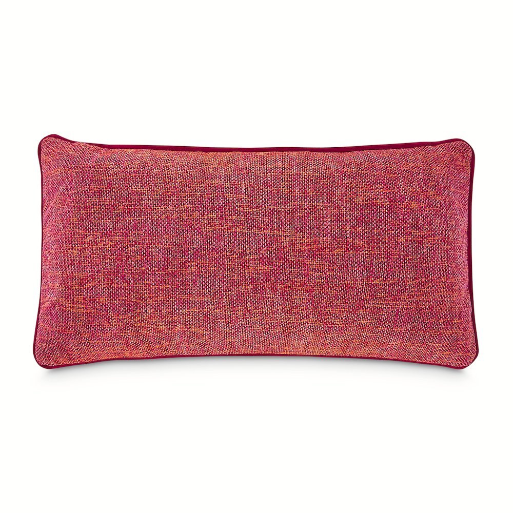 Boho DeAnza  13"x24" Oblong Pillow, Set of 2 - Berry