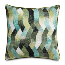 Eden Marion 19" Velvet Pillow, Set of 2 - Seagrass Green
