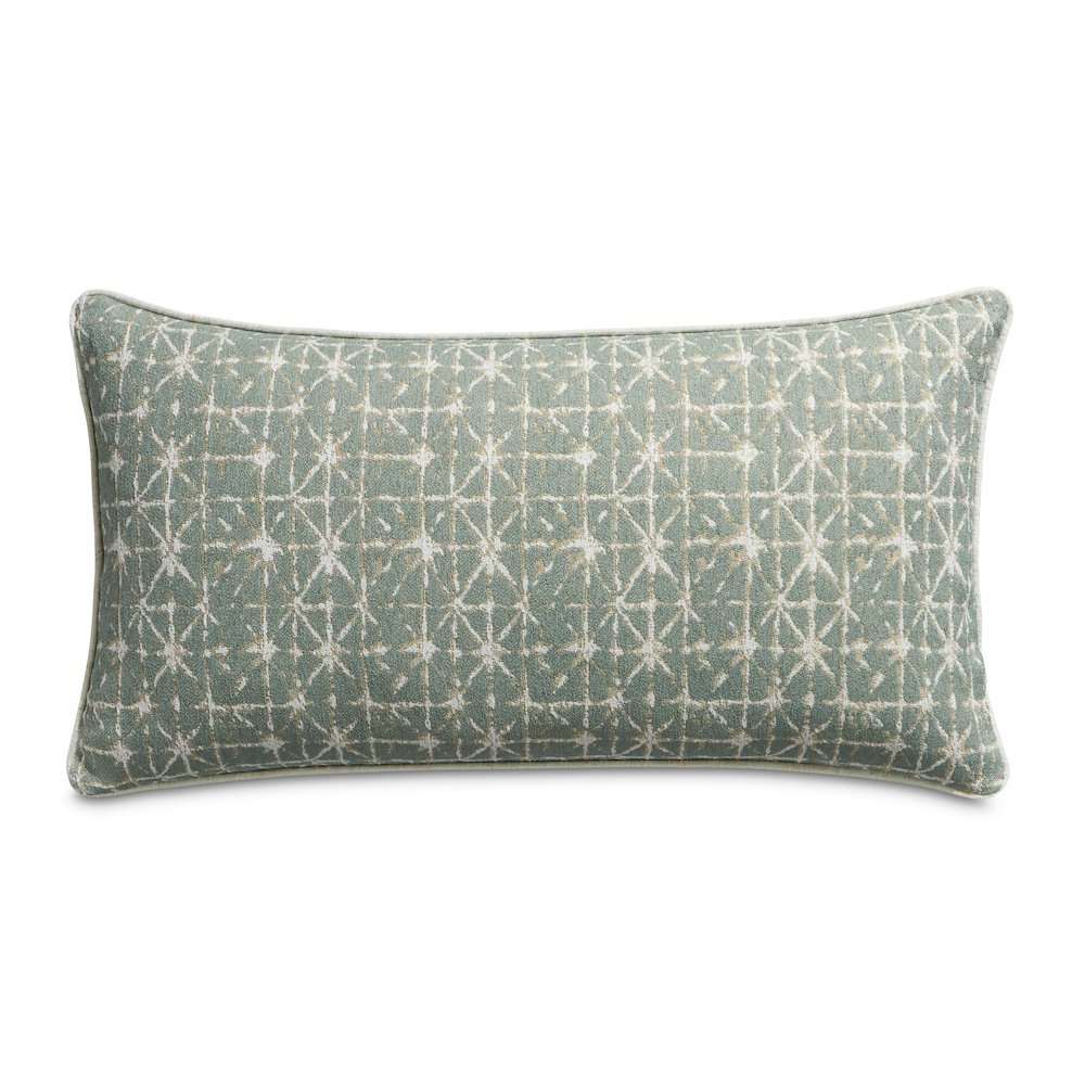 Renue Foster 13" x 24" Oblong Throw Pillow, Set of 2 - Fennel Green
