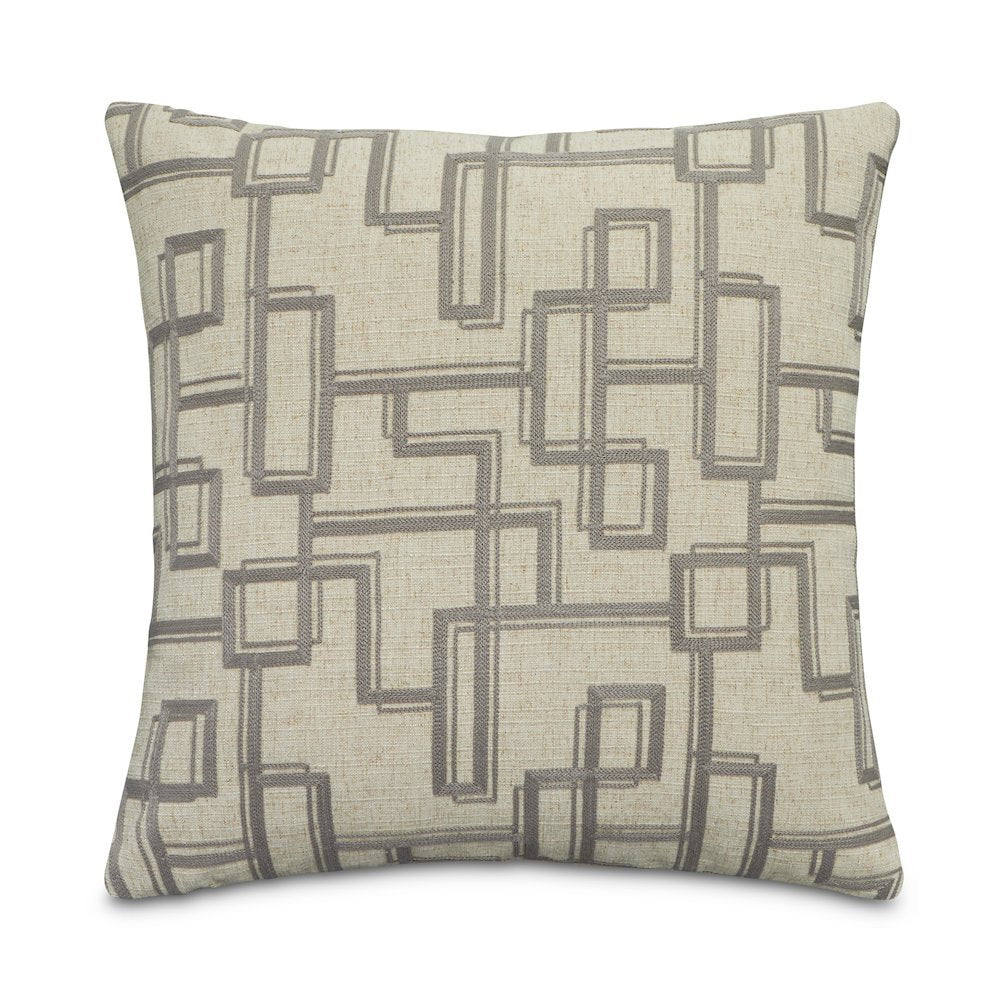 Moonbeam Keeley 21" Square Pillow, Set of 2 - Fawn