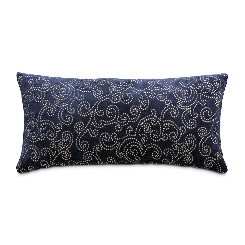 Blue My Mind Darling 13"x24" Oblong Pillow, Set of 2 - Navy