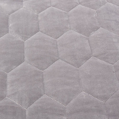 Affluent 4-Piece King Quilt Set - Dove