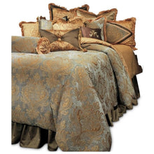 Elizabeth 13-Piece King Comforter Set - Aqua