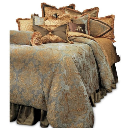 Elizabeth 13-Piece King Comforter Set - Aqua