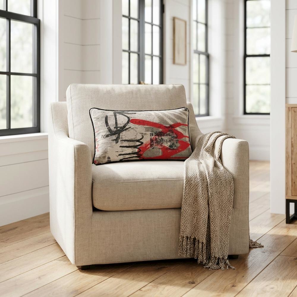 Uptown Downtown Robo 13"x24" Oblong Throw Pillow, Set of 2 - Firefly