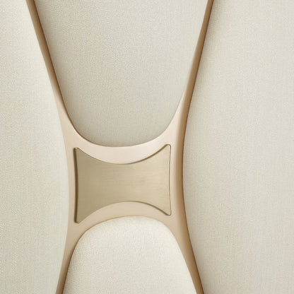 La Rachelle Queen Upholstered Panel Bed - Champagne