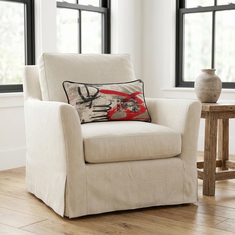 Uptown Downtown Robo 13"x24" Oblong Throw Pillow, Set of 2 - Firefly