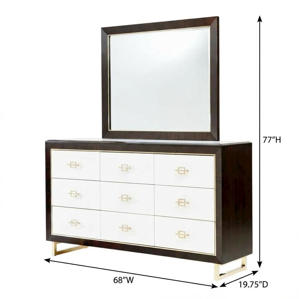 Belmont Place Dresser & Mirror - Espresso