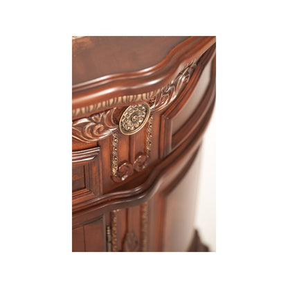 Cortina Bedside Chest - Honey Walnut