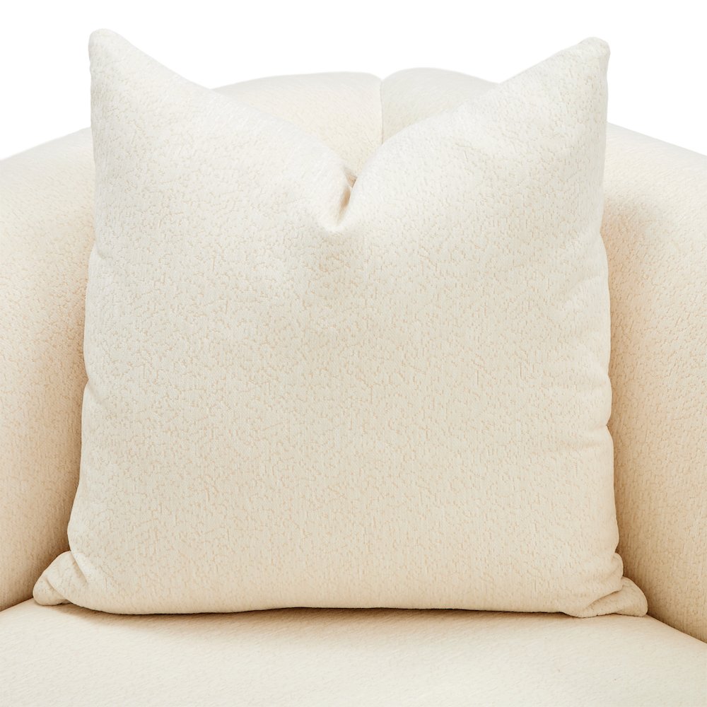 Sassani Loveseat - Crepe/Gold