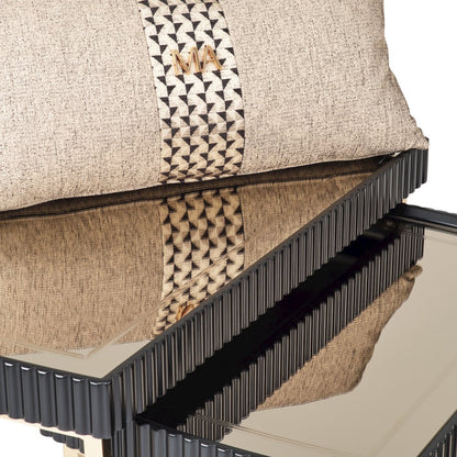 Lisbon Nesting Tables, Set of 3 - Silken Matte Black
