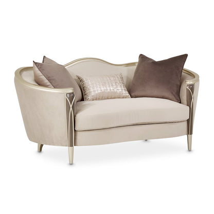 Villa Cherie Loveseat - Porcini/Hazelnut
