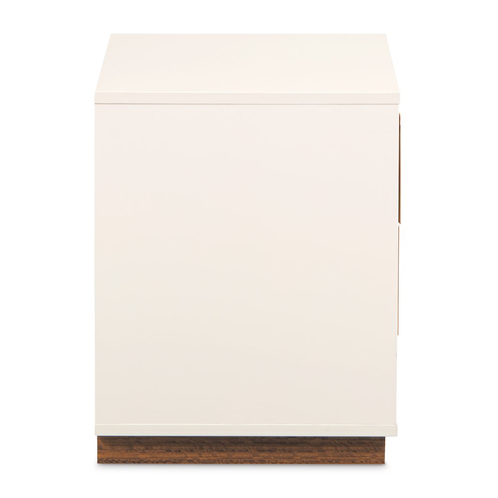 Pavira 2-Drawer Nightstand - Walnut