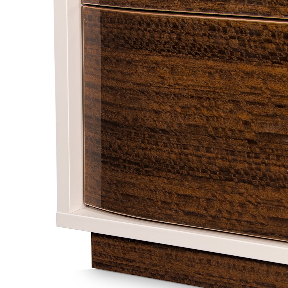 Pavira 2-Drawer Nightstand - Walnut