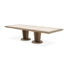 Portrait Wide Rectangular Dining Table - Sienna Brown
