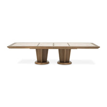 Portrait Wide Rectangular Dining Table - Sienna Brown