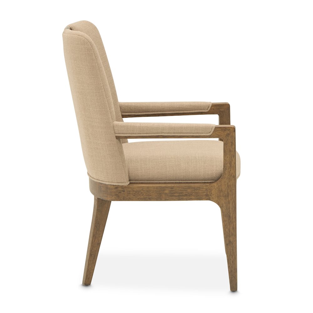 Portrait Dining Arm Chair, Set of 2 - Toffee/Sienna Brown