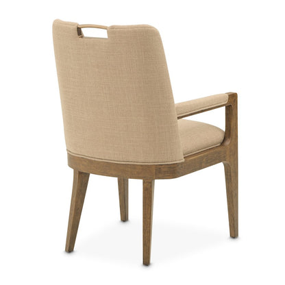 Portrait Dining Arm Chair, Set of 2 - Toffee/Sienna Brown