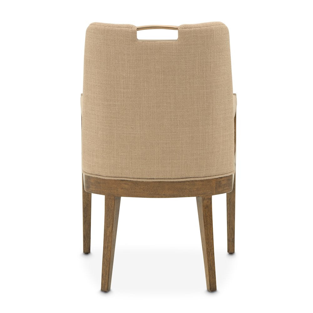 Portrait Dining Arm Chair, Set of 2 - Toffee/Sienna Brown