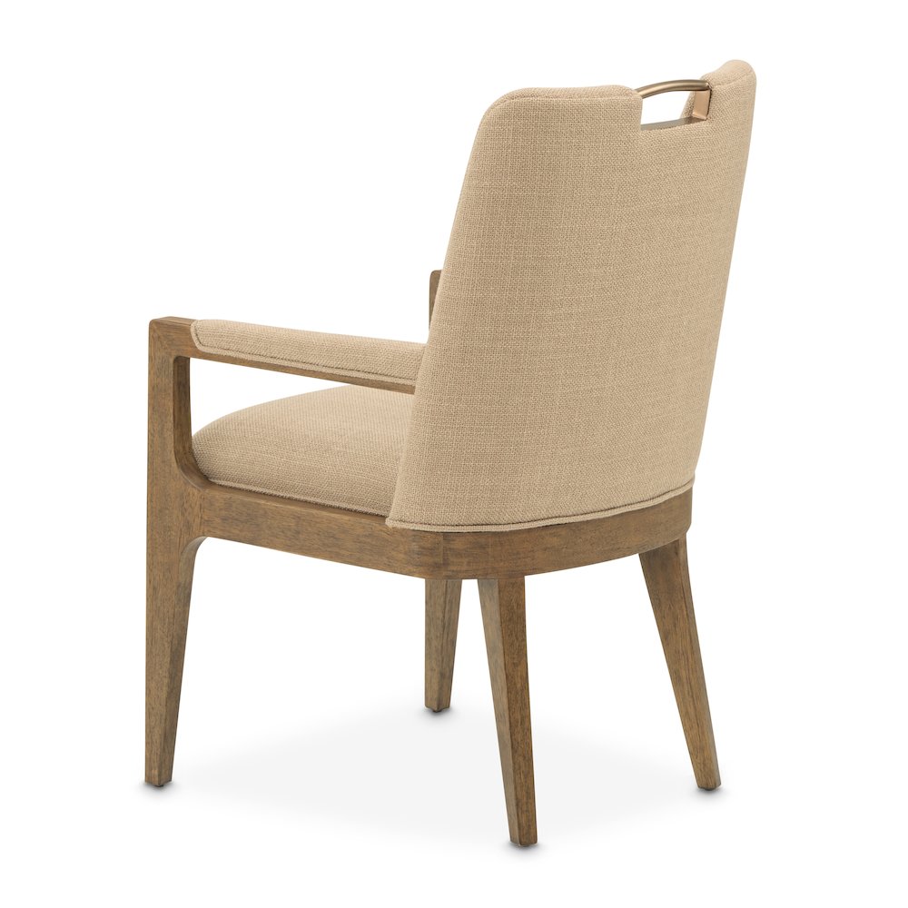 Portrait Dining Arm Chair, Set of 2 - Toffee/Sienna Brown