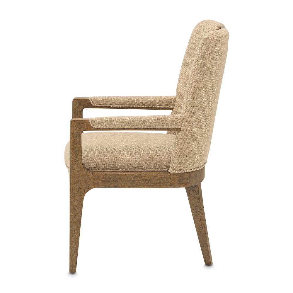Portrait Dining Arm Chair, Set of 2 - Toffee/Sienna Brown
