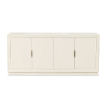 Portrait Sideboard with Lightup Top - Alabaster White