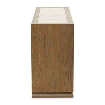 Portrait Sideboard with LED Lights - Sienna Brown