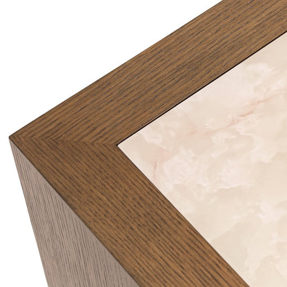 Portrait Sideboard with LED Lights - Sienna Brown
