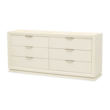 Portrait Dresser with LED Lights - Alabaster White