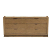 Portrait Dresser with LED Lights - Sienna Brown